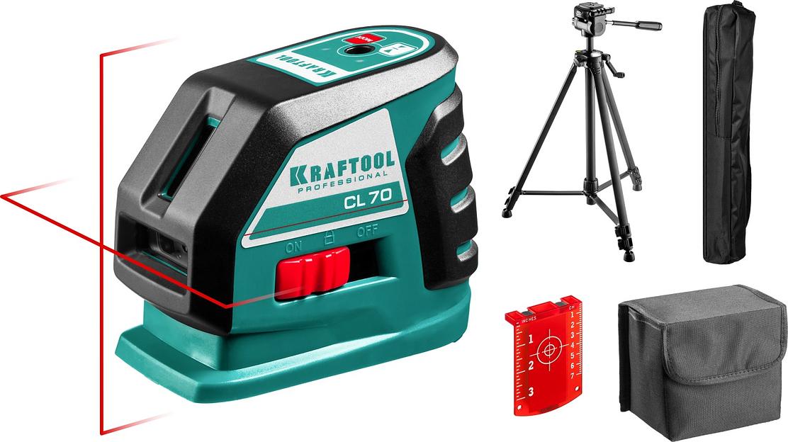KRAFTOOL CL-70 #3, лазерный нивелир (34660-3) фото 1