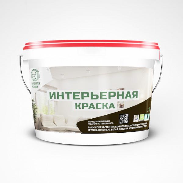 Интерьерная краска «Премиум» 40 кг фото 1