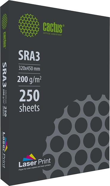 Бумага Cactus CS-LPSRA3200250 SRA3/200г/м2/250л./белый для лазерной печати фото 1