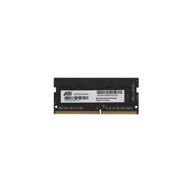 Оперативная память AGI SD138 AGI320008SD138 DDR4 - 1x 8ГБ 3200МГц, для ноутбуков (SO-DIMM), OEM фото 1