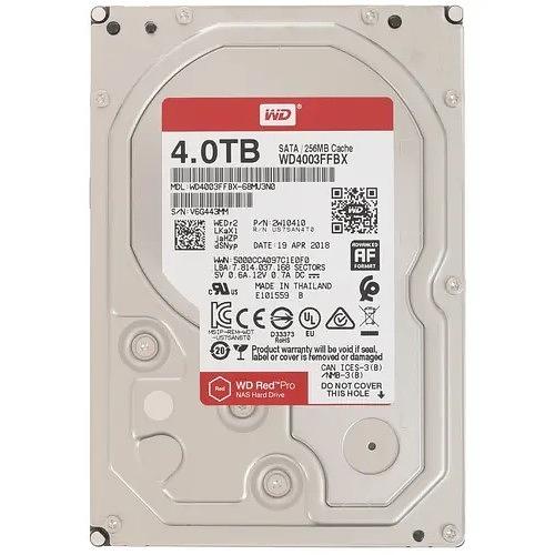 4TB WD Red Pro (WD4003FFBX) {Serial ATA III, 7200- rpm, 256Mb, 3.5"} фото 1