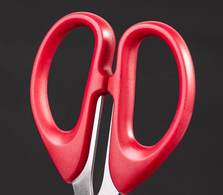 Ножницы Deli EM610 офисные 180мм ручки пластиковые сталь ассорти чехол с европод. фото 4