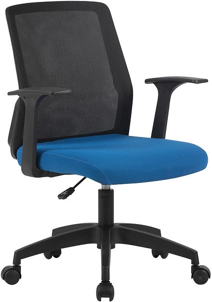 Кресло Cactus CS-MC222-BKBL черный сиденье темно-синий фото 1