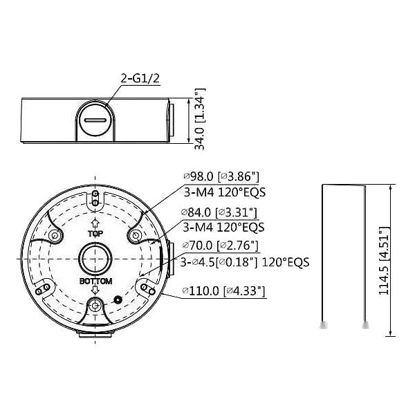 DAHUA DH-PFA136, Junction Box фото 8