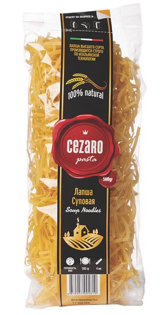 Лапша «Суповая» Cezaro 500 г фото 1