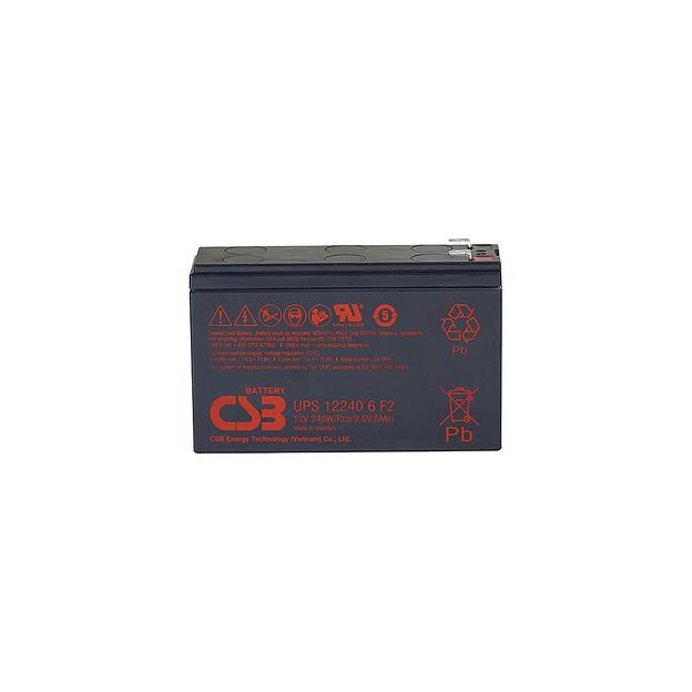 Аккумуляторная батарея CSB UPS122406 F2 для ИБП 12В фото 1