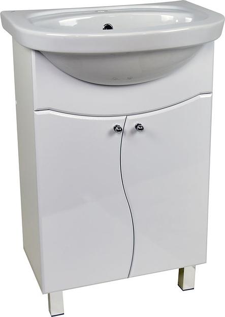 Тумба Лилия 58 DORATIZ 9911.014, напольная, белая, под умывальник Интакт фото 1