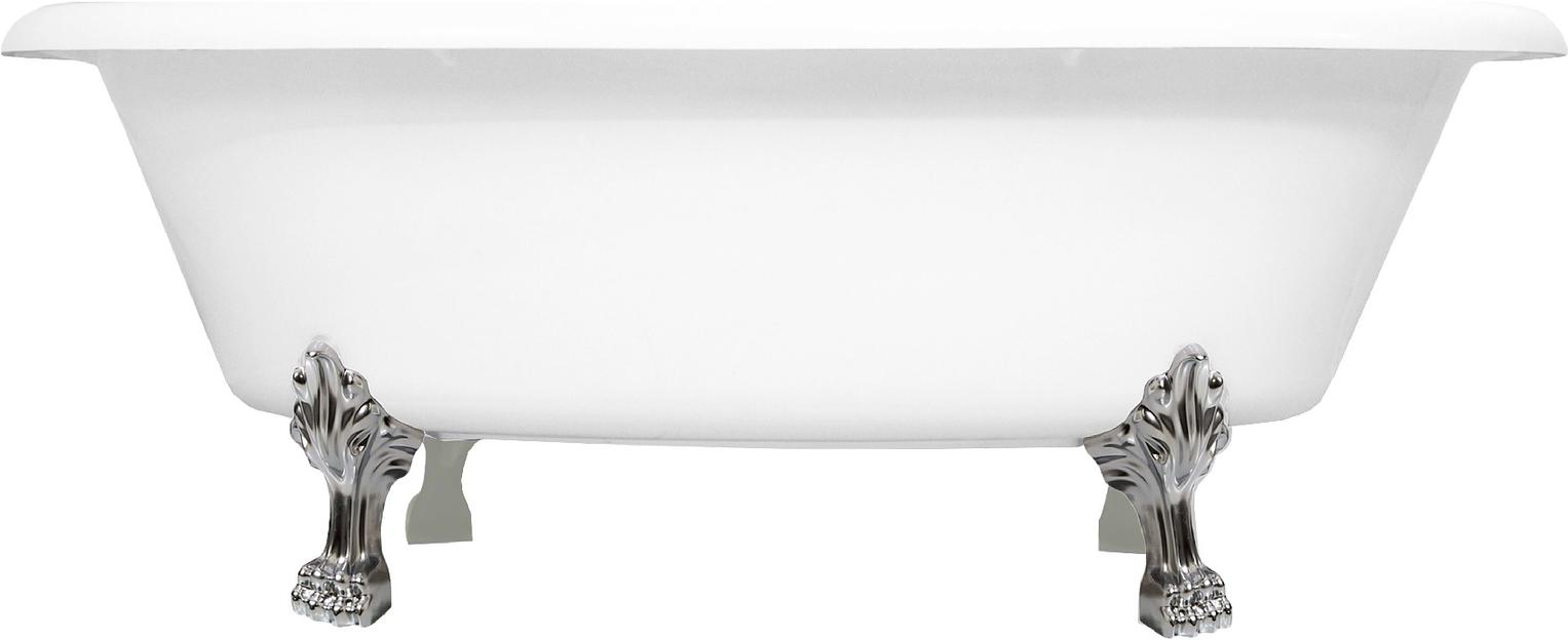 Мраморная ванна Castone «Неона» на лапах фото 4