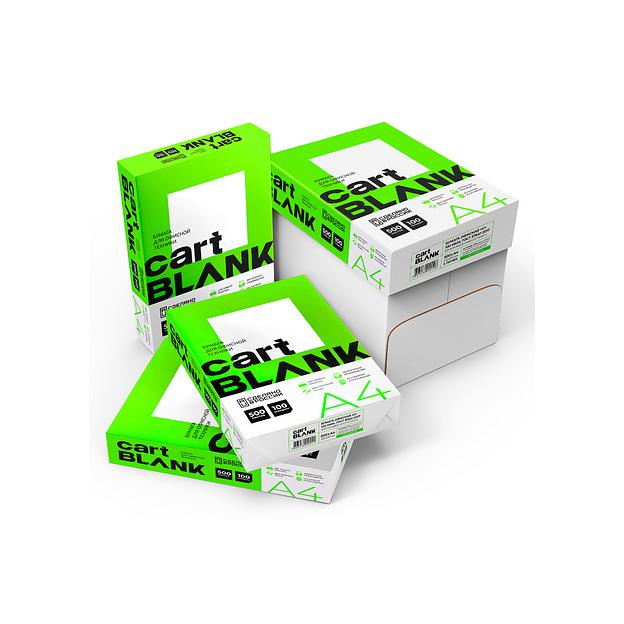 Бумага офисная А4, 80 г/м², 500 л, марка С, Cartblank, 146 % (CIE), опт фото 3