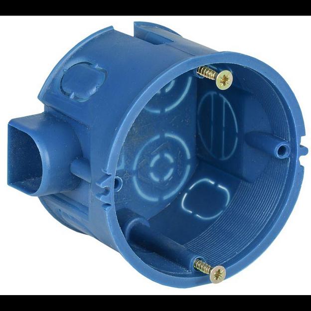 Iek UKT10-068-045-000-A-S-UO Коробка установочная С3 D=68x45 мм для твердых стен (с саморезами и стыковочными узлами) GENERICA фото 1