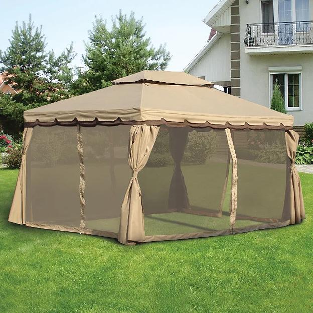 Шатер Fiesta «Фиеста» для дома и дачи 3×3 м с москитной сеткой ОПТ фото 1