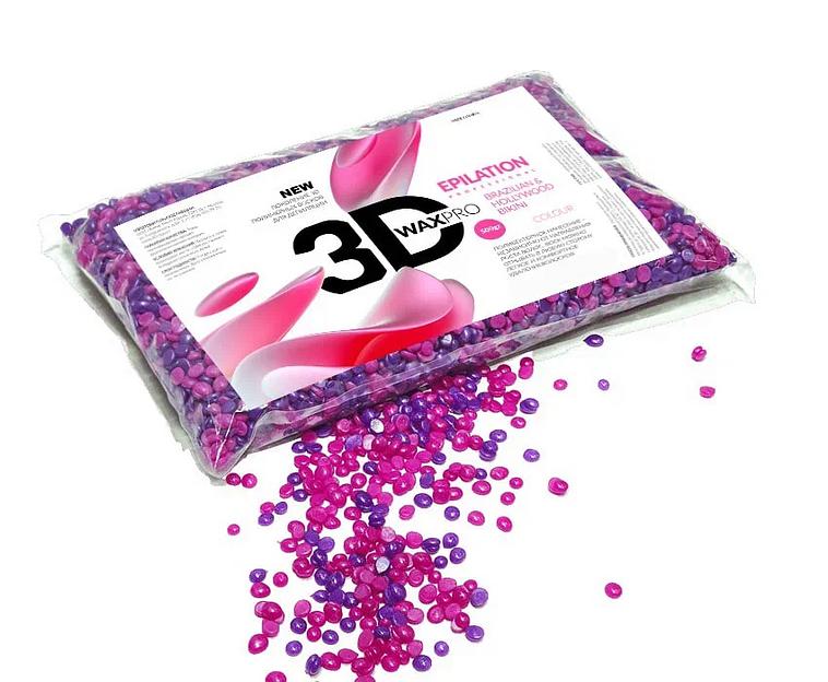 3D полимерный воск для депиляции, Sering, 500 г опт фото 1