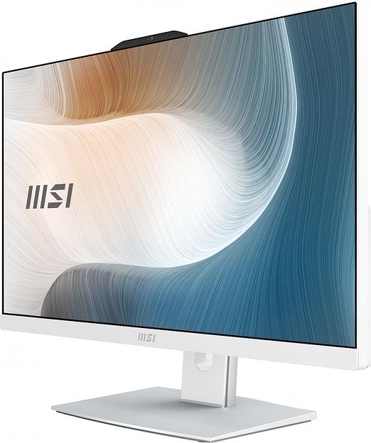 Моноблок MSI Modern AM242P 12M-1064XRU 23.8" Full HD i7 1255U (1.7) 16Gb SSD512Gb Iris Xe без ОС GbitEth WiFi BT 120W клавиатура мышь Cam белый 1920x1080 фото 6