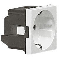 Розетка 2М с винтовыми зажимами, Белая фото 1