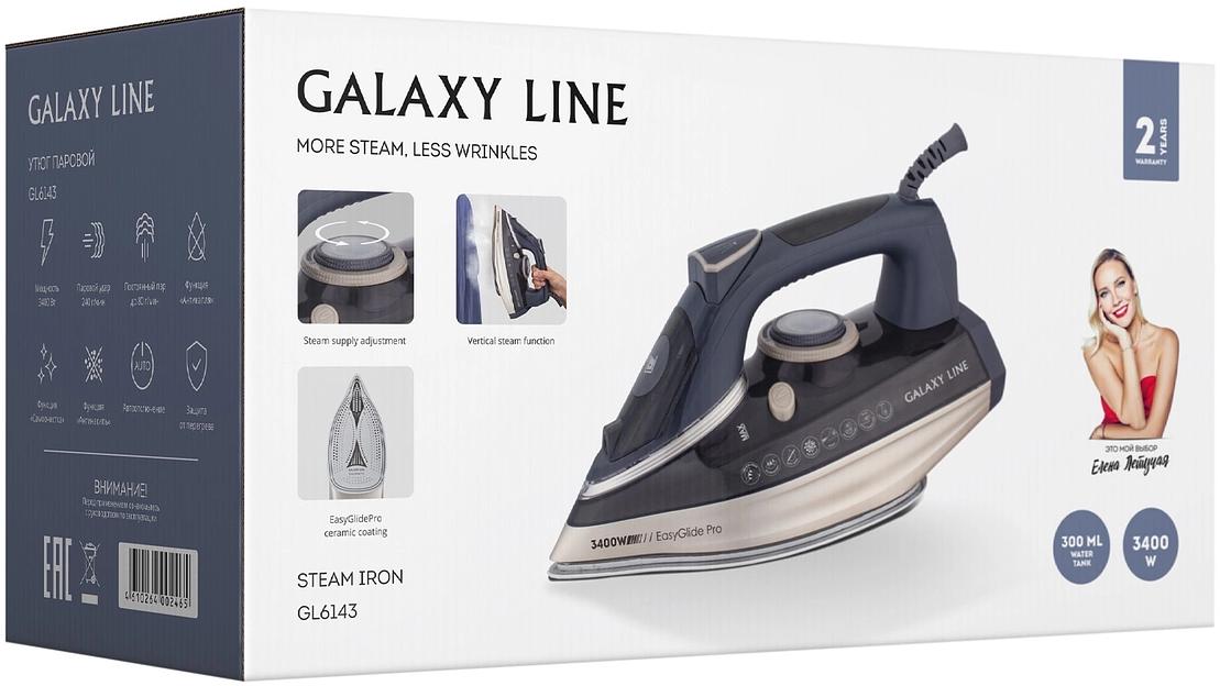 Утюг Galaxy Line GL 6143 3400Вт синий фото 7