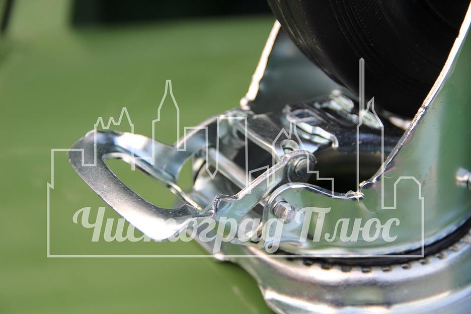 Колесо поворотное 200 мм (с тормозом) фото 4