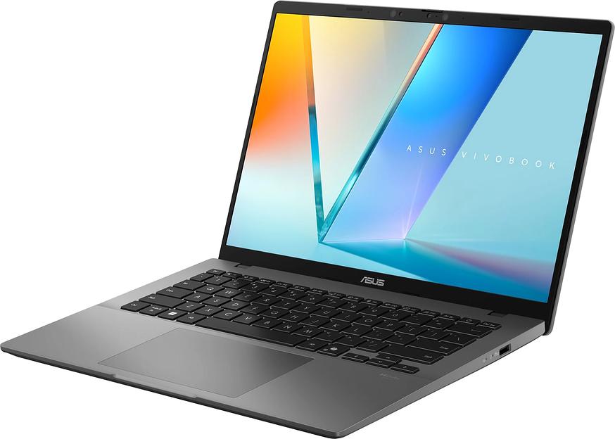 Ноутбук Asus VivoBook S14 S3407QA-SF044W Snapdragon X X1-26-100 16Gb SSD1Tb Qualcomm Adreno 14" OLED FHD+ (1920x1200) Windows 11 Home grey WiFi BT Cam (90NB16B2-M004B0) фото 4