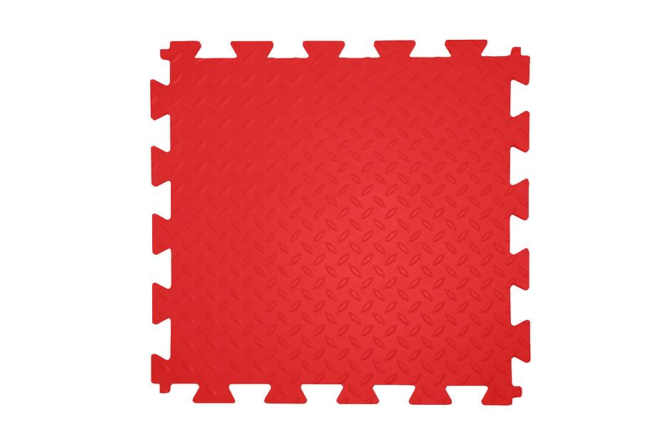 Резиновая плитка «Rubber Grain», 12 мм, 475х475 мм, красная фото 1