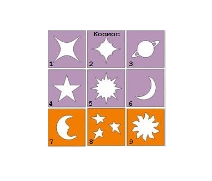 Плитка EcoStep с рисунком «Космос» 30 мм фото 2