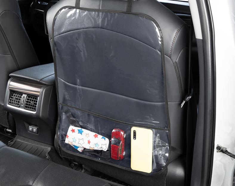 Защита спинки сиденья ПВХ 60х38см прозрачная пленка 100 мкм опт фото 1