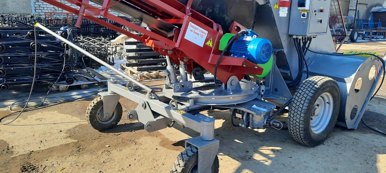 Погрузчик зерна и початков ковшовый шнековый КШП-6УМ фото 6