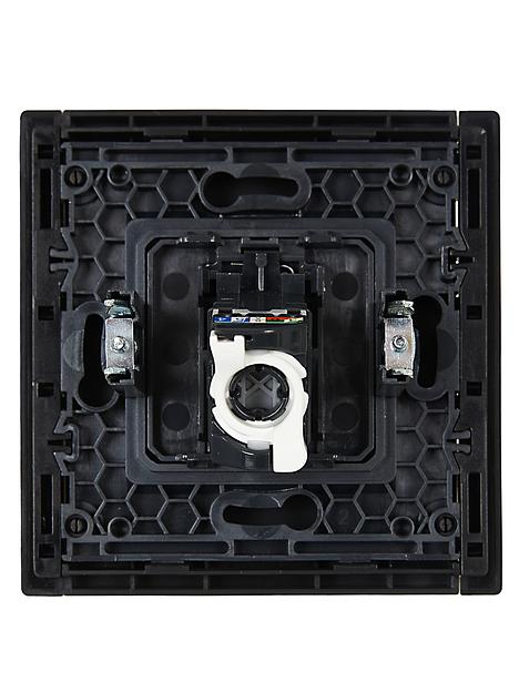 FORTE&PIANO Розетка компьютерная RJ45 кат.5E FP132 черный IEK фото 3