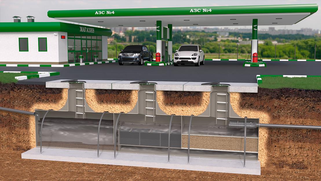 Горизонтальный нефтеуловитель c пескоуловителем и фильтром ОВМ «Хавас» фото 3