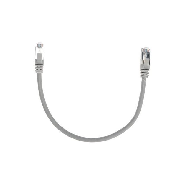 Rexant (02-0210-03) Патч-корд F/UTP, CAT 6, RJ45-RJ45, 26AWG, LSZH, серый, 0,3м фото 1