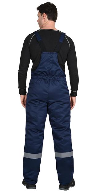 Костюм «Сириус-Профессионал» зимний куртка и полукомбинезон, синий с васильковым ОПТ фото 8
