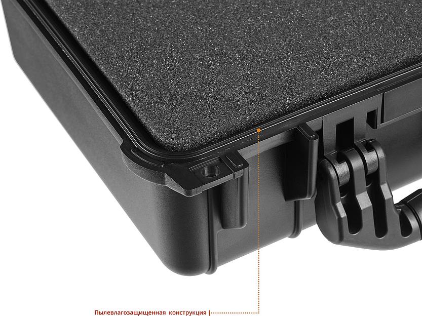 KRAFTOOL PANZER-13, 340 х 290 х 150 мм, (13″), IP55, ударопрочный пластиковый ящик (38251-13) фото 7