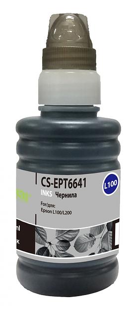 Чернила Cactus CS-EPT6641 T664 черный 100мл для Epson L100/L110/L120/L132/L200/L210/L222/L300/L312/L350/L355/L362/L366/L456/L550/L555/L566/L1300 фото 1