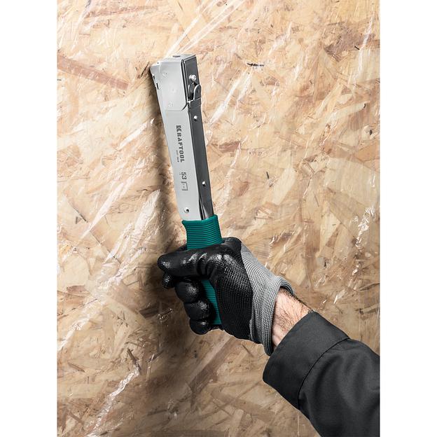 KRAFTOOL HAMMER TACKER, тип 53 (A/10/JT21) 23GA (6 - 10 мм), высокоскоростной стальной скобозабиватель (3153) фото 9