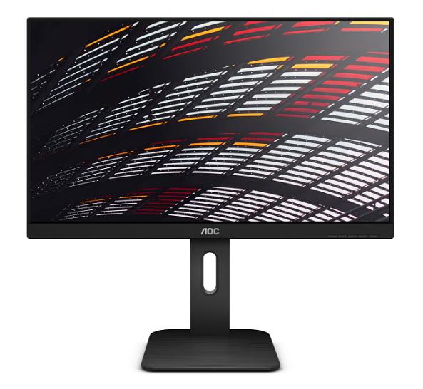 Монитор AOC 23.8" Professional 24P1(00/01) черный IPS LED 16:9 DVI HDMI M/M матовая HAS Piv 1000:1 250cd 178гр/178гр 1920x1080 VGA DP FHD USB 4.6кг фото 1