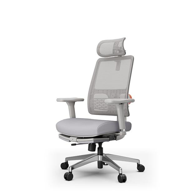 Эргономичное компьютерное кресло FoxGear NETZ модель M, серый фото 1