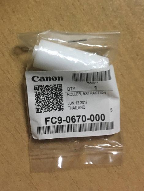Ролик отделения обходного лотка Canon iR-2520/2525/2535/2545/Adv 4025/4035/4045/4051 (FC9-0670) фото 1