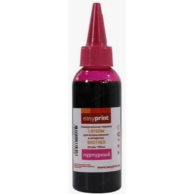 EasyPrint Чернила I-B100M универсальные для Brother (100мл.) пурпурный фото 1