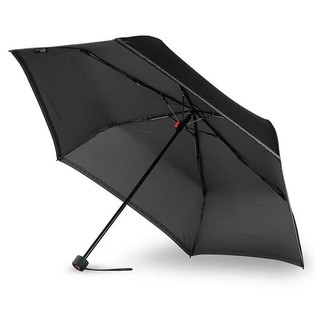 Зонт Knirps детский механический X.050 Rookie Manual BLACK REFLECTIVE 95 6050 1000 фото 3