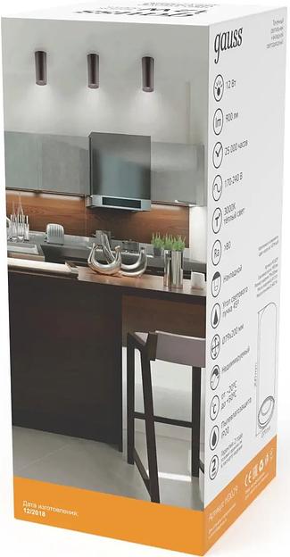 Светильник Gauss Overhead HD029 потолоч. 3000K цв.св.:белый теплый черный фото 4