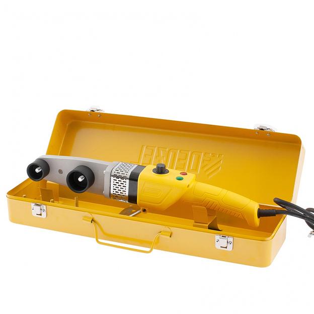 Аппарат для сварки пластиковых труб DWP-800, Х-Pro, 800 Вт, 300 град, комплект насадок, 20-32 мм Denzel фото 2