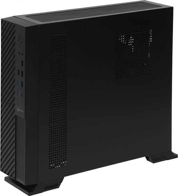 Корпус Formula SFF T12 черный без БП mATX 1x80mm 4xUSB2.0 2xUSB3.0 1xUSB3.1 audio фото 3