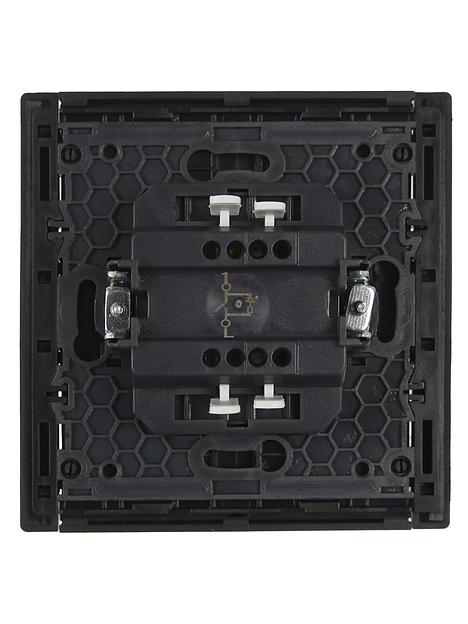 FORTE&PIANO Выключатель 1-клавишный с индикацией 10А FP302 серый IEK фото 3