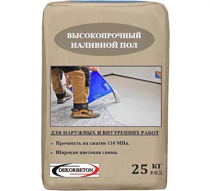 Наливной пол - высокопрочный (жидкий топпинг) 25 кг фото 1
