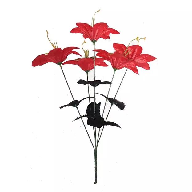 Букет с клематисами 5 голов 38см 432-708 фото 5