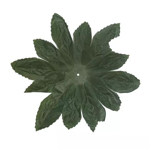 Лист не собран 12-конечн. рельеф тёмный LV-013 22см (494 шт/кг) фото 1