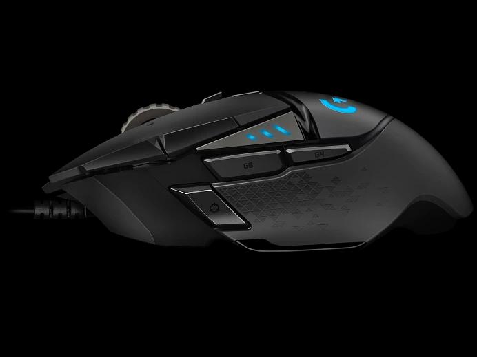 Мышь Logitech Gaming Mouse G502 Hero, 100-25.600dpi, USB, Black [910-005471] (910-005471) фото 2