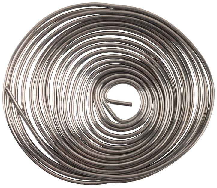 Припой оловянно-свинцовый ПОС 61 c канифолью, проволока диаметр 1 мм, 10 гр фото 1