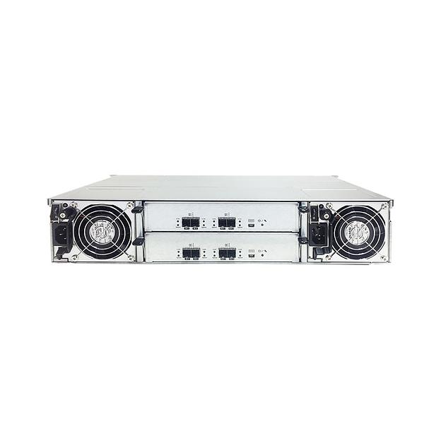 EonStor JB3025RBA0-8U32 Expansion Enclosure JB3025B (2U, Dual Redundant Controller, 25x2.5 trays, 8x SAS ports 12Gbps, 2xFAN module, 2x460W, 2x cables 50cm SFF8644 to SFF8644, Rackmount kit) фото 4