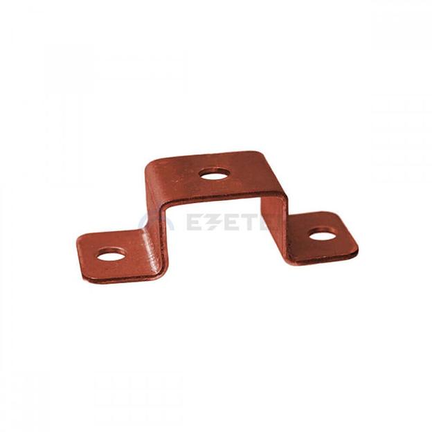 Пластина 74х30 П-образная, медь фото 1