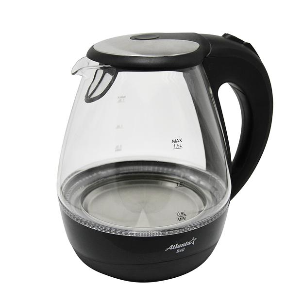 ATH-2460 (black) Чайник стеклянный электрический фото 1