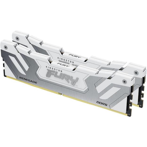 Модуль памяти Kingston 48GB DDR5 8800 FURY Renegade White RGB On-Die ECC CUDIMM CL42 kit 2*24gb фото 2